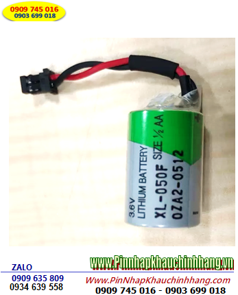 XENO XL-050F; Pin nuôi nguồn XENO XL-050F lithium 3.6v 1/2AA 1200mAh _Xuất xứ Hàn Quốc